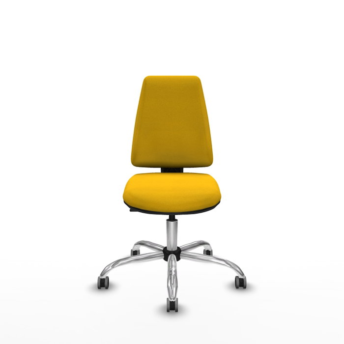 PIQUERAS Y CRESPO Silla de oficina Elche Amarillo sin brazos PIQUERAS Y CRESPO Silla de oficina Elche Amarillo sin brazos
