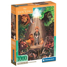 Clementoni Puzzle El Rey Leon Disney 1000 Piezas 70x50cm