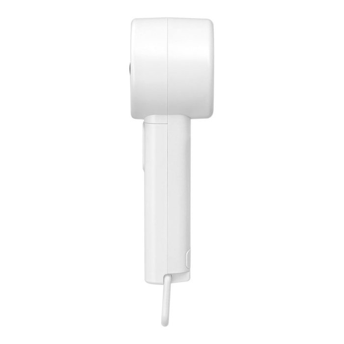 EDM Ventilador de Mano Digital Recargable, 6 Velocidades Regulables, Pantalla Digital, USB-C, Batería 1200 mAh, 7h Autonomía, con Gancho/Base Plegable, Aspa Ø5 cm, 6 x 2.9 x 18.5 cm