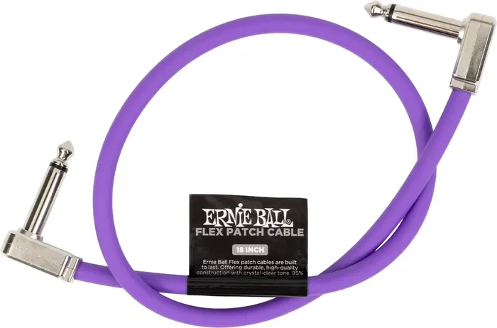 Ernieball Cable Flex Patch 12" Negro - Pack 3