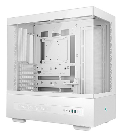 Deepcool CH690 DIGITAL Caja de PC Torre Blanca con Pantalla LCD para Gaming ATX/Micro-ATX/Mini-ITX