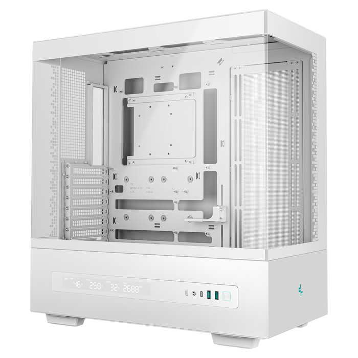 Deepcool CH690 DIGITAL Caja de PC Torre Blanca con Pantalla LCD para Gaming ATX/Micro-ATX/Mini-ITX Deepcool CH690 DIGITAL Caja de PC Torre Blanca con Pantalla LCD para Gaming ATX/Micro-ATX/Mini-ITX