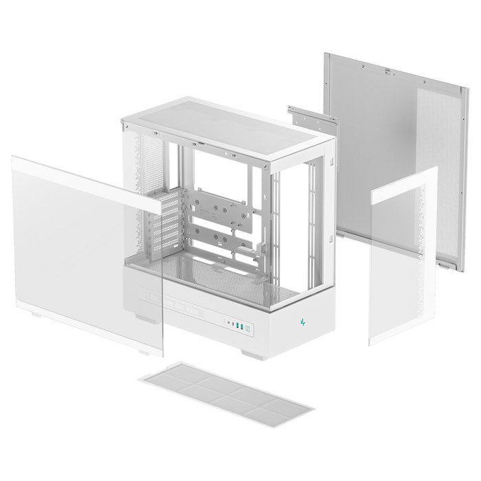 Deepcool CH690 DIGITAL Caja de PC Torre Blanca con Pantalla LCD para Gaming ATX/Micro-ATX/Mini-ITX Deepcool CH690 DIGITAL Caja de PC Torre Blanca con Pantalla LCD para Gaming ATX/Micro-ATX/Mini-ITX