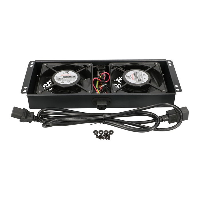 Extralink Unidad de enfriamiento con 2 ventiladores y cable para termostato Extralink Unidad de enfriamiento con 2 ventiladores y cable para termostato