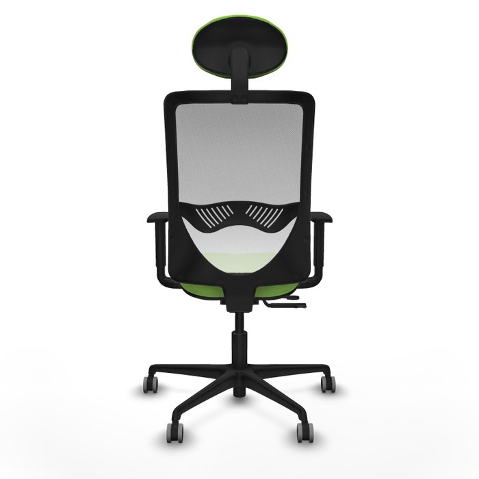 PIQUERAS Y CRESPO Silla de oficina Zulema con mecanismo Sincro/Traslack, Tela Pistacho y Malla Blanca PIQUERAS Y CRESPO Silla de oficina Zulema con mecanismo Sincro/Traslack, Tela Pistacho y Malla Blanca