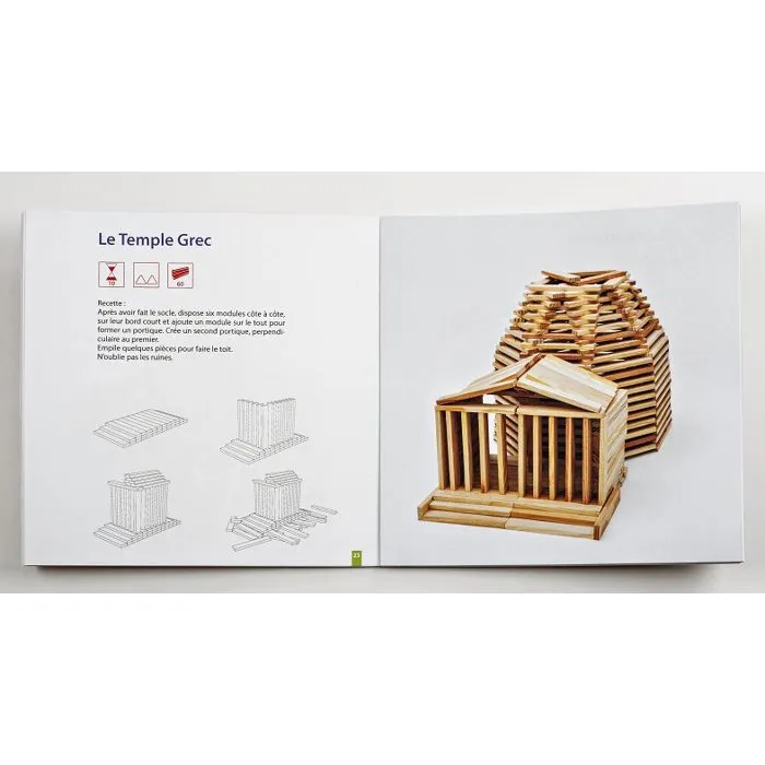 MECABOIS Libro de Modelos ABC de Construcciones de Madera Volumen 2 - 31 Modelos - Niños y Niñas +3 Años
