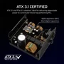 Corsair CP-9020271-EU Fuente de Alimentación 1000W RM1000x Modular ATX 3.1 PCIe 5.1 Cybenetics Gold Ventilador 140mm Silencioso Zero RPM