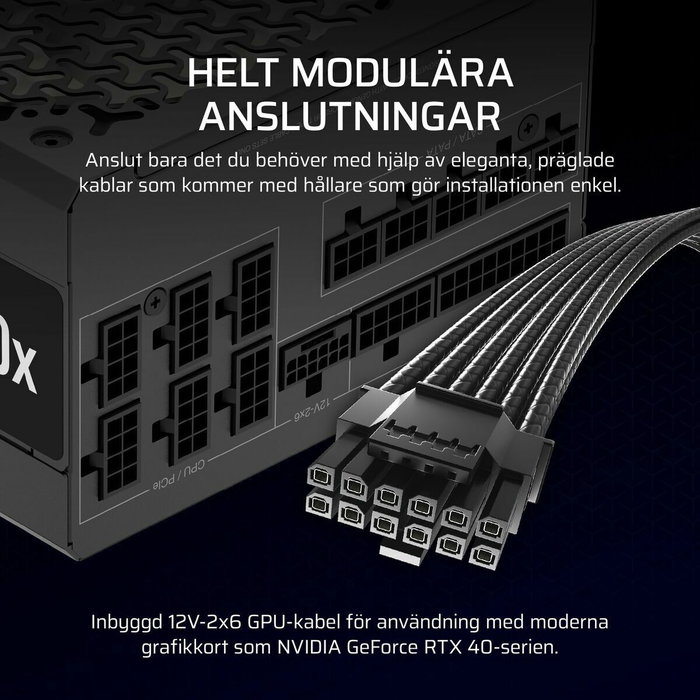 Corsair RM1000x 1000W ATX 3.1 Totalmente Modular Negro
