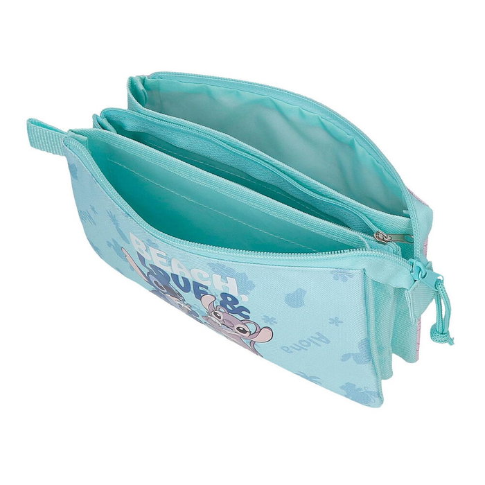 Joumma Bags Portatodo Beach & Love Stitch Disney triple 22x12x5 cm Poliéster
