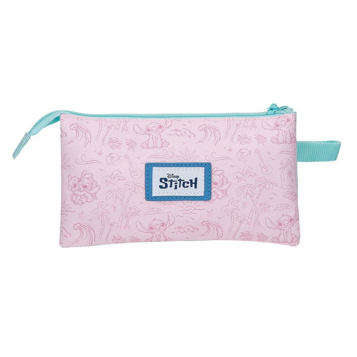 Joumma Bags Portatodo Beach & Love Stitch Disney triple 22x12x5 cm Poliéster