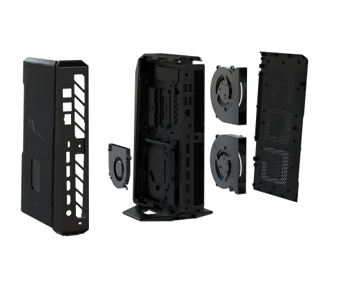 Asus ROG GR70-N90039AN Mini PC con AMD Ryzen 9 9955HX, 32 GB RAM, 1 TB SSD y NVIDIA GeForce RTX 5070, Negro