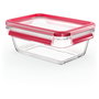 Emsa Clip & Close N10408 Contenedor de Vidrio 850 ml Rojo