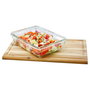 Emsa Clip & Close N10408 Contenedor de Vidrio 850 ml Rojo