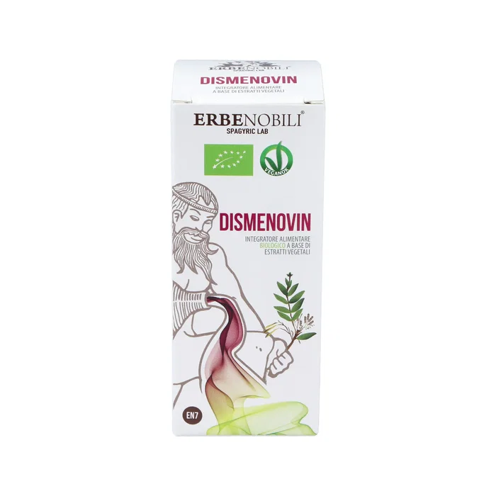 ERBENOBILI Dismenovin Compost - Complemento Alimenticio Natural para el Apoyo Menstrual - 50 ml - Con Yemas de Frambuesa, Fresno, Grosella Negra ERBENOBILI Dismenovin Compost - Complemento Alimenticio Natural para el Apoyo Menstrual - 50 ml - Con Yemas de Frambuesa, Fresno, Grosella Negra