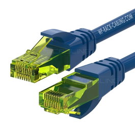WP Cable de red Cat. 6A U-UTP 0,5 m Azul