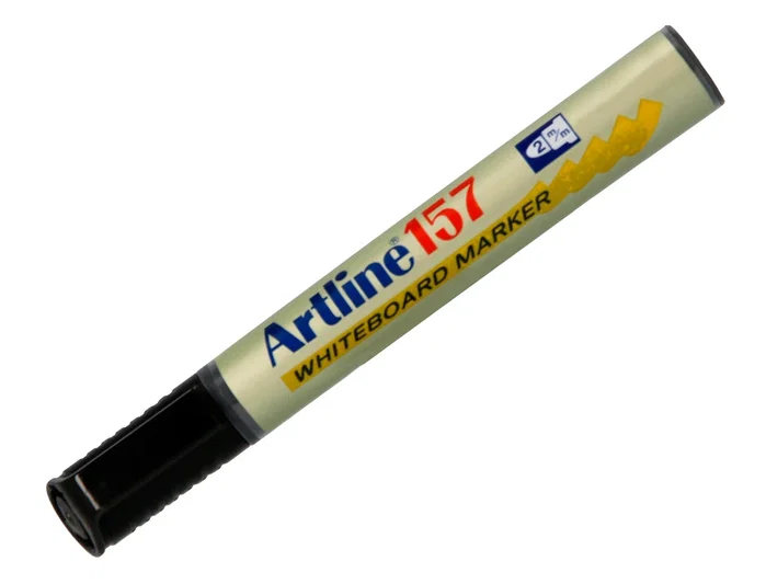 Artline Rotulador Pizarra EK-157 Negro Punta Redonda 2mm