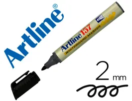 Artline Rotulador Pizarra EK-157 Negro Punta Redonda 2mm