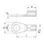 Klauke 166012 Anilla de tubo recta de cobre estañado 150 mm²