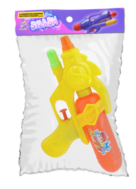 Marbueno Pistola de Agua Plástico Presión Color Amarillo 21,5x12,5 cm Jardín, Piscina y Playa MARBUENO SUMMER 10131A