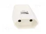 PAWBOL Conector de alimentación AC hembra 2P 250V AC blanco