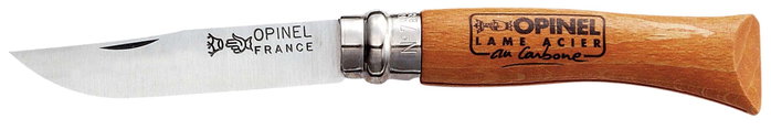 Opinel Navaja de acero al carbono Nº 7 con hoja de 8 cm Opinel Navaja de acero al carbono Nº 7 con hoja de 8 cm