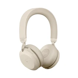 Jabra Evolve2 75 Auriculares Bluetooth con ANC y Certificación Microsoft Teams, Beige, USB-A