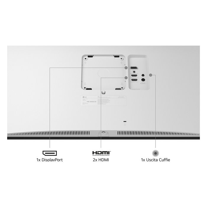 LG UltraFine 27US550-W Monitor 27" (68,4 cm) 4K UHD IPS 3840x2160 HDR10 5ms 60Hz Pivot 2xHDMI DP Color Blanco LG UltraFine 27US550-W Monitor 27" (68,4 cm) 4K UHD IPS 3840x2160 HDR10 5ms 60Hz Pivot 2xHDMI DP Color Blanco
