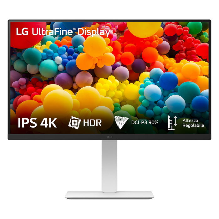 LG UltraFine 27US550-W Monitor 27" (68,4 cm) 4K UHD IPS 3840x2160 HDR10 5ms 60Hz Pivot 2xHDMI DP Color Blanco LG UltraFine 27US550-W Monitor 27" (68,4 cm) 4K UHD IPS 3840x2160 HDR10 5ms 60Hz Pivot 2xHDMI DP Color Blanco