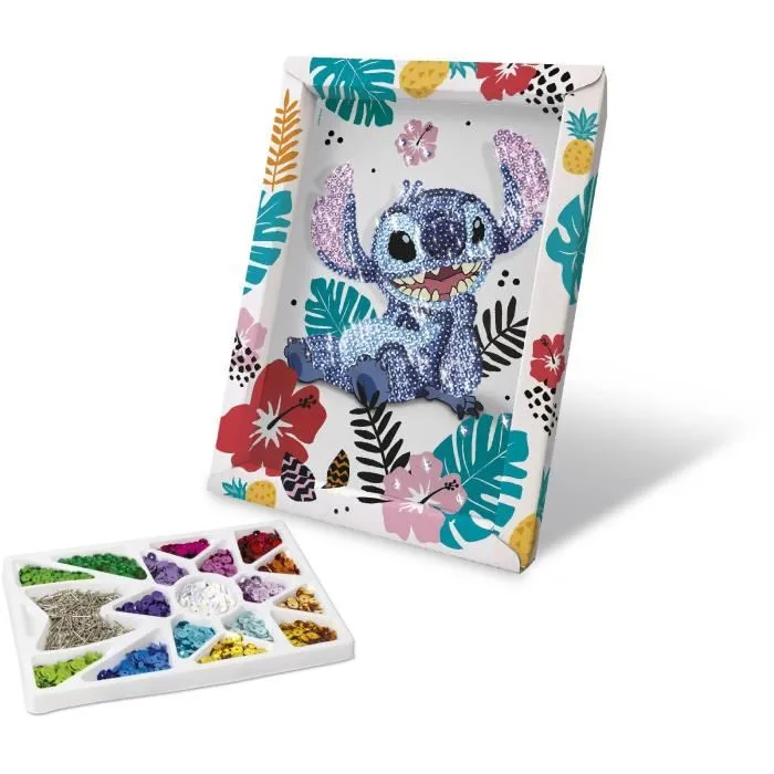 Lansay LAN3181860203279 Colección de lentejuelas STITCH, juego creativo, set Disney Stitch, a partir de 7 años Lansay LAN3181860203279 Colección de lentejuelas STITCH, juego creativo, set Disney Stitch, a partir de 7 años