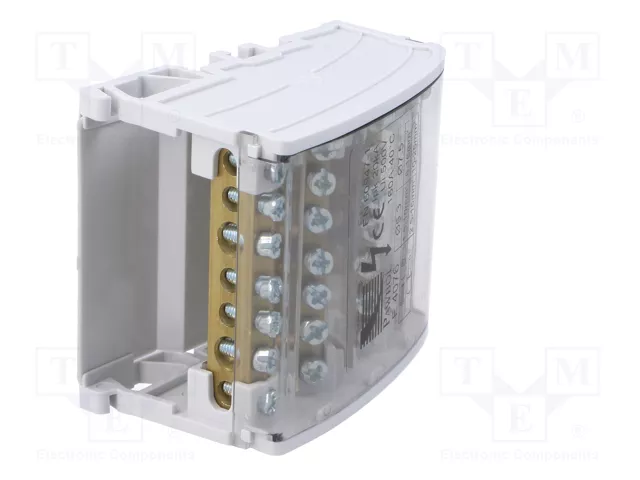 PAWBOL Bloque de distribución 160A 500V con 28 bornas PAWBOL Bloque de distribución 160A 500V con 28 bornas