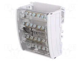 PAWBOL Bloque de distribución 160A 500V con 28 bornas