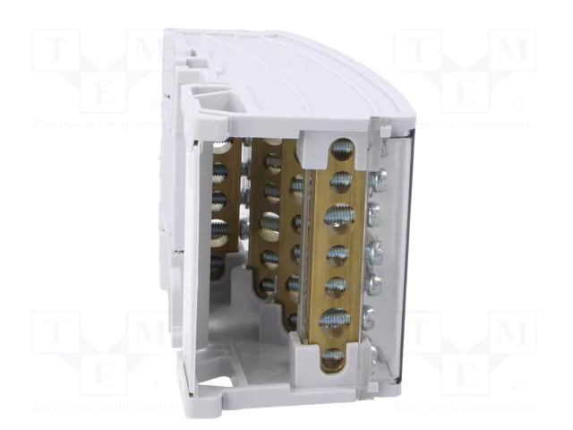 PAWBOL Bloque de distribución 160A 500V con 28 bornas PAWBOL Bloque de distribución 160A 500V con 28 bornas