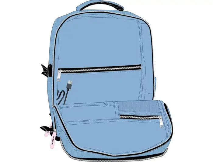 Safta Mochila K-Pop Demon Hunters X para portátil de 15.6" | Mochila de viaje y cabina | Dimensiones 44x29x19 cm Safta Mochila K-Pop Demon Hunters X para portátil de 15.6" | Mochila de viaje y cabina | Dimensiones 44x29x19 cm
