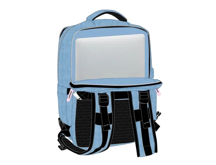 Safta Mochila K-Pop Demon Hunters X para portátil de 15.6" | Mochila de viaje y cabina | Dimensiones 44x29x19 cm Safta Mochila K-Pop Demon Hunters X para portátil de 15.6" | Mochila de viaje y cabina | Dimensiones 44x29x19 cm