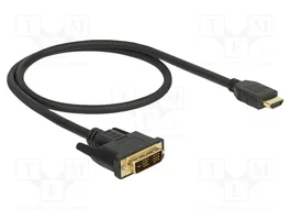 DeLOCK 85581 Cable Adaptador de Vídeo HDMI a DVI Bidireccional 0,5 m