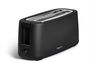 Argon Tostadora Doble Larga Negro 1400W 38x17x14cm Metal y Plástico (Set de 4)