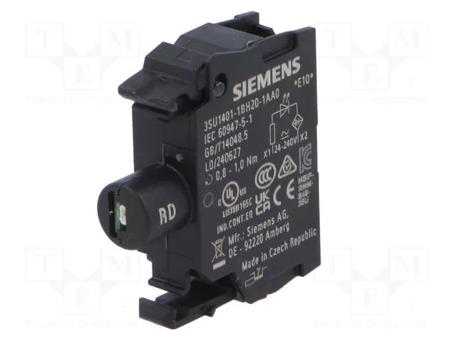 SIEMENS Elemento iluminador LED rojo 22mm
