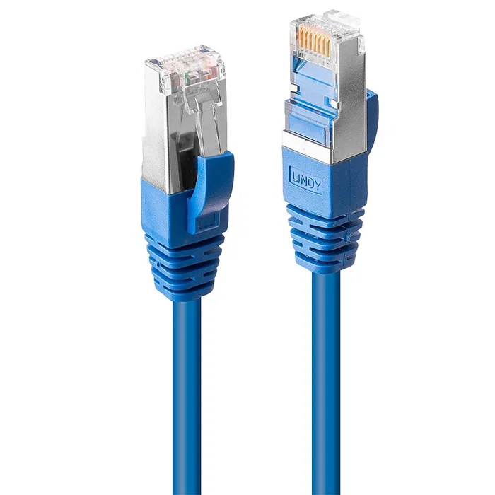 Lindy 45650 Cable de Red Ethernet 30 m Cat6 S/FTP (S-STP) Blindado Azul RJ45 Macho a RJ45 Macho