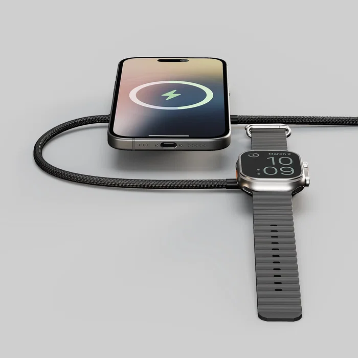 Zens Charging Cable Pro 2 Aluminum - Qi2 Apple Watch Negro Zens Charging Cable Pro 2 Aluminum - Qi2 Apple Watch Negro