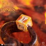Q Workshop El Señor de los Anillos Full Art Set de 7 Dados Portadores del Anillo Whitefire Radiance