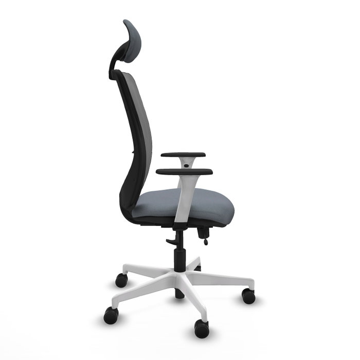 PIQUERAS Y CRESPO Silla de oficina Zulema Gris con Mecanismo Sincro/Traslack