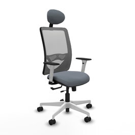 PIQUERAS Y CRESPO Silla de oficina Zulema Gris con Mecanismo Sincro/Traslack