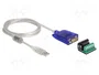 DeLOCK Adaptador USB Tipo-A a RS-422/485 DB9 con protección de 600 W y temperatura extendida