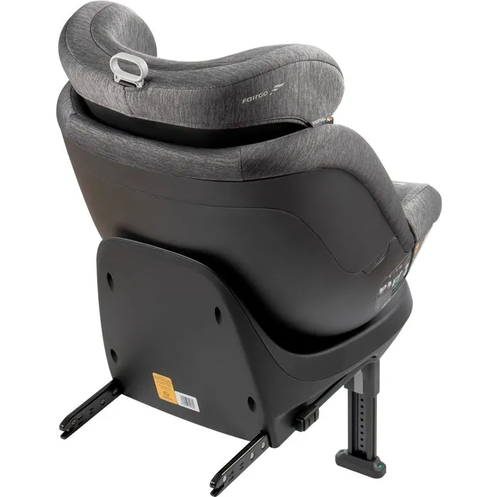 Babyauto Silla de Coche Magna Plus Grupo 0/1/2/3 BAB8435593702369 I-Size 40/125 cm Isofix Giratoria 360° Reclinable Gris