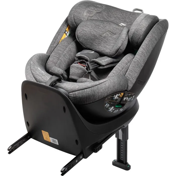 Babyauto Silla de Coche Magna Plus Grupo 0/1/2/3 BAB8435593702369 I-Size 40/125 cm Isofix Giratoria 360° Reclinable Gris