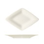 Bauscher Plato Triangular Llano para Vajilla 34x24 cm de Porcelana con Acabado Duracream (Set de 6)