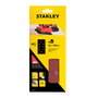 Stanley Hojas de lija perforadas de ajuste rápido 80 g 93 x 190 mm 5 uds