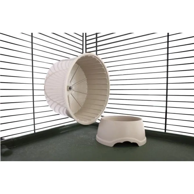 Kerbl Jaula para animales pequeños FLAT NATURE KER8022967062176 80 x 45 x 53 cm 3 plantas