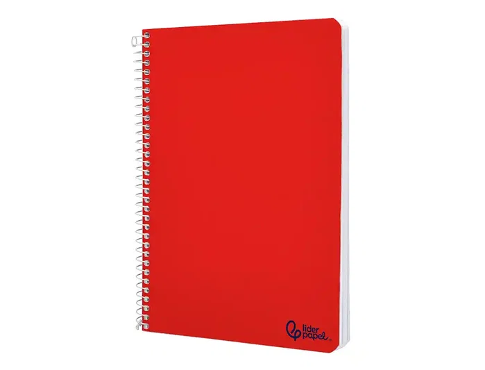Liderpapel Cuaderno espiral A5 tapa blanda 80 hojas 75gr liso colores surtidos