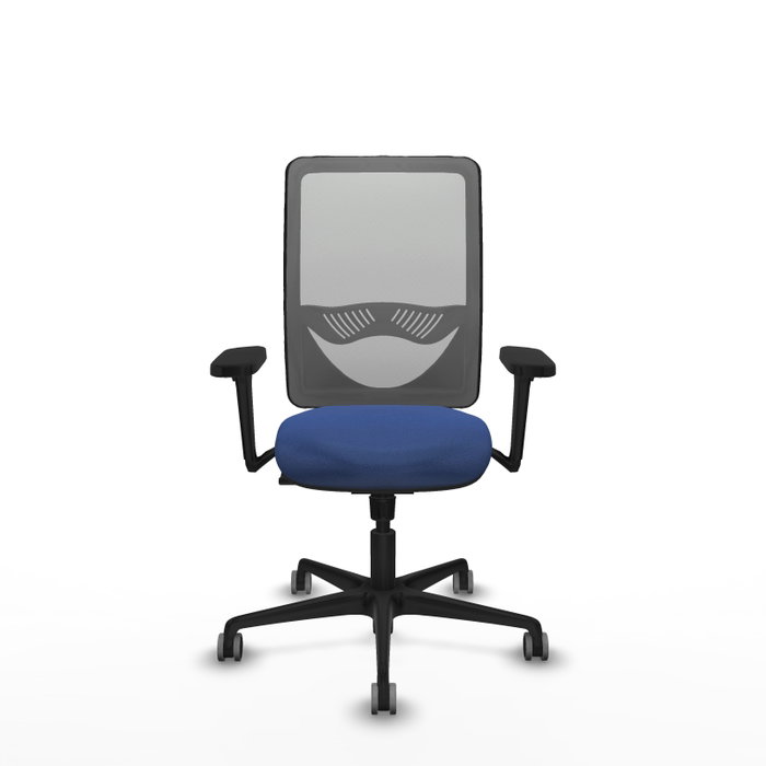 PIQUERAS Y CRESPO Silla de oficina Zulema con mecanismo Sincro, Azul marino y Gris PIQUERAS Y CRESPO Silla de oficina Zulema con mecanismo Sincro, Azul marino y Gris
